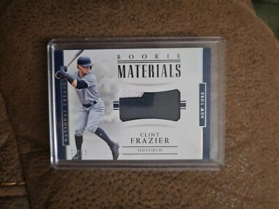 2018 PANNI NATIONAL TREASURES MATERIAIS DE NOVATO CLINT FRAZIER HOLO OURO #/25 - Imagem 1 de 2
