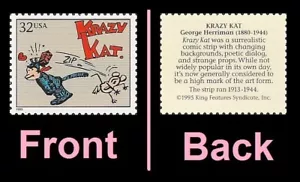 US 3000e Comic Strip Classics Krazy Kat 32c single MNH 1995 - Picture 1 of 1