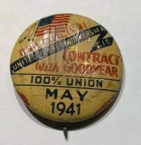 (Pgasteelers1 )Trade Union-United Rubber Workers of America -Goodyear / May 1941 - Picture 1 of 2
