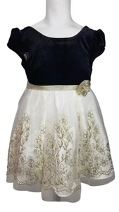 Jona Michelle Petticoat Velour Top Party Dress. 92 Poly - Picture 1 of 2