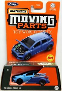 2024 Matchbox Moving Parts #48/54 2018 Ford Focus RS Blue