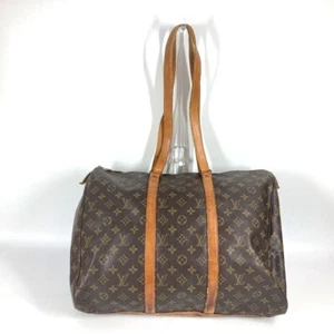 LOUIS VUITTON M51115 Monogram Flannery 45 Bag Shoulder Bag Tote Bag Brown - Foto 1 di 18