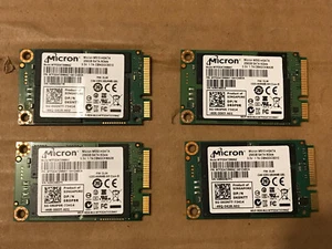 Lot of 4x Micron 256GB M510 M550 mSATA SSD MTFDDAT256 * READ FULL DESCRIPTION - Picture 1 of 11
