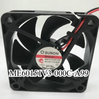 1PCS NEW SUNON ME60151V3-000C-A99 12V 0.9W 60mm 6015 Maglev Chassis Cooling Fan - Image 1 of 3