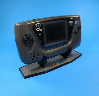 K-TRONICS Custom Display Stand for Sega Game Gear Handheld Console - 3D Printed Mount