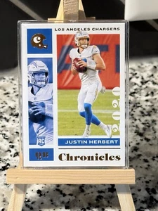 🔥 2020 Justin Herbert RC Rookie Chronicles BRONZE FOIL Parallel #53 - Bild 1 von 3