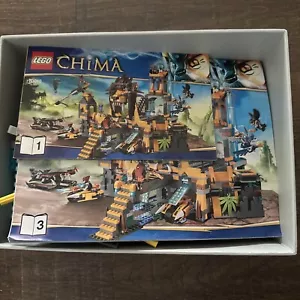 LEGO LEGENDS OF CHIMA: The Lion Chi Temple 70010 with Box Manuals - INCOMPLETE - Picture 1 of 10