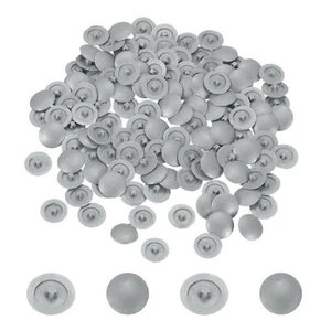 228Pcs 12mm - Plastic Self-Tapping Phillips Screw Cap Covers (Dark Gray) - Picture 1 of 6