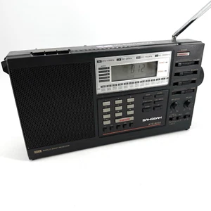 Vintage Sangean ATS-803A AM/FM/SW Radio World Band Receiver EUC Tested Works - Zdjęcie 1 z 7
