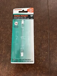 Halogen Double-Ended Quartz Light Bulb - 300 WATZ - Brilliant White Light - Picture 1 of 3