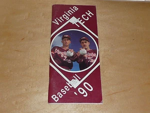 1990 VIRGINIA TECH COLLEGE BASEBALL MEDIA GUIDE EX-MINT  - Picture 1 of 1