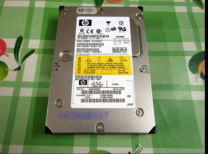 HP A7288A A7288-69001 73G ST373453FC 15K  HDD FC - Image 1 of 1