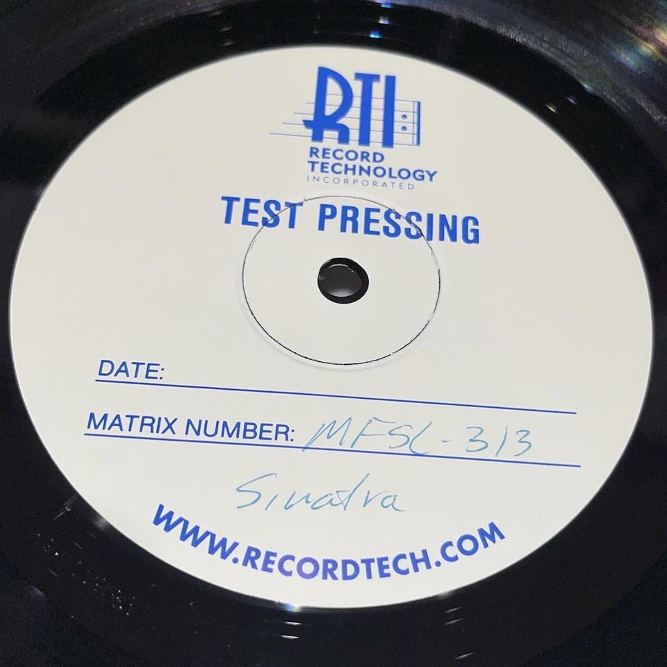 TEST PRESSING (MFSL) Frank Sinatra - Sinatra & Strings Vinyl MoFi 2009 MINT- - Image 1 of 3
