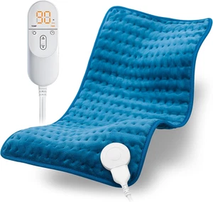 Heating Pad Back Pain Relief Electric Cramps Stomach Neck 6 Settings 12" X 24" - Picture 1 of 11