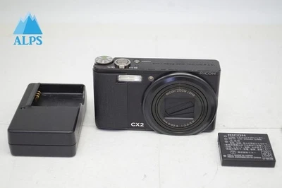 [Excellent+5] RICOH CX2 9.2MP Compact Digital Camera Black #251009h - Image 1 of 4