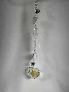 NUOVO ciondolo Kirks Folly puro di cuore ornamento scintillante - tono argento - H457716 - Foto 1 di 16