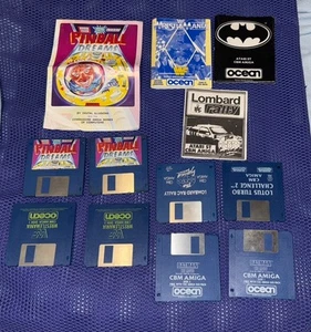 Amiga Disk Games Lotus Turbo 2 Lombard Rally WWF Batman Pinball Dreams - Photo 1/3
