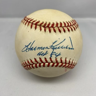 Harmon Killebrew Signed Official National League Baseball - Hall of Fame Legend - Image 1 of 4