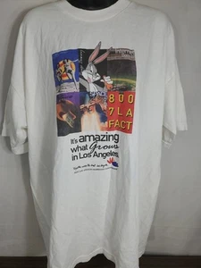 Vintage 90s New Los Angeles Marketing Partnership Promotional Men's T-shirt XL - Picture 1 of 16