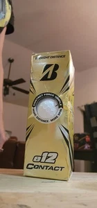 Golf Balls Bridgestone e12 Contact Soft (3pk, White) Soft E-12 NEW - Picture 1 of 3