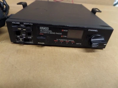 Kraco 40 Channel Citizens Band CB Radio Ccb-4007 - Image 1 of 3
