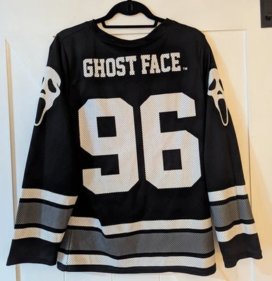 Camiseta Pullover Ghost Face The Icon Of Halloween Para Hombre Manga Larga Hockey 96 S Foto 1 de 4