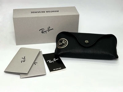 Authentic Ray- Ban Sunglasses Case Set - Box, Case, Cleaning Cloth & Card - New - Image 1 of 4