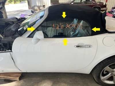 06-10 PONTIAC SOLSTICE DRIVER LEFT FRONT DOOR GLASS WINDOW ONY - Image 1 of 4