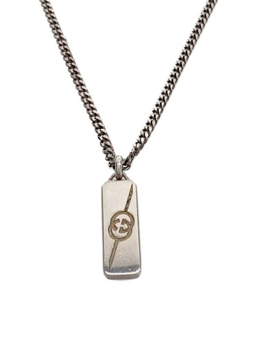 GUCCI SV925 Collana in argento con top da uomo usata