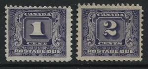Canada 1930 1 and 2 cents Postage Dues unmounted mint NH - Picture 1 of 1