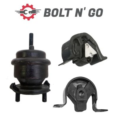 3PCS Engine Motor & Trans Mount Fits Saab 9-3 99-03 2.0L, 2,3L Automatic - Image 1 of 4