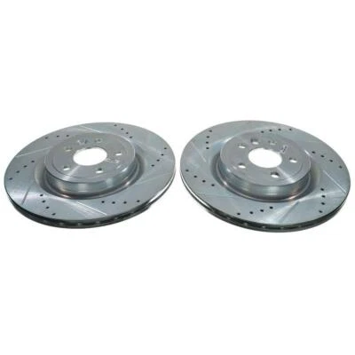 PowerStop Disc Brake Rotor Set - Fits Jaguar F-Pace 2020-2017, I-Pace 2020-2019, - Image 1 of 4