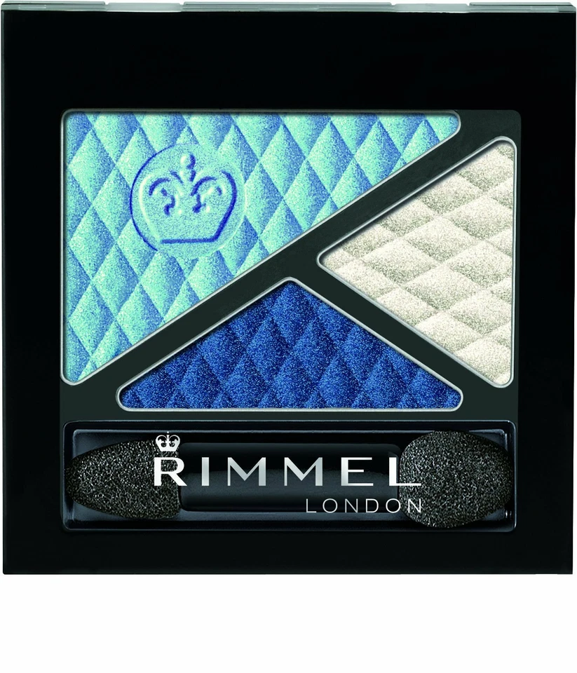 Sombra de ojos Rimmel Glam 'Eyes Trio, azul moderno, 0,15 onzas líquidas Foto 1 de 1