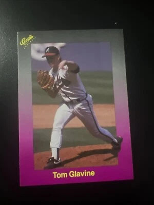 1989 Classic Update Purple Travel Edition - #159 Tom Glavine - Image 1 of 2
