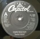 Dianna Ross Chain Reaction / More And More Vinyl Single Record 45Rpm 1985 Uk