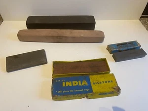 SUPER COLLECTION OF MIXED SIZE SHARPENING / OIL STONES. - Picture 1 of 9