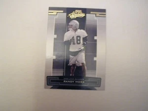 2005 PLAYOFF ABSOLUTE MEMORABILIA RANDY MOSS CARD #109 OAKLAND RAIDERS HOF - Picture 1 of 2