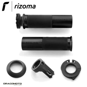 BMW R nine T 1200 2017-2020 Grips Icon RIZOMA GR225B GR421B Black - Picture 1 of 5