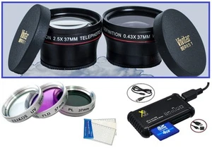 7-Pc Super Saving HD Accessory Kit for Panasonic Lumix DMC-GF5X (All Color) - Picture 1 of 12