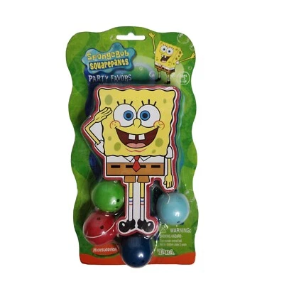 2001 Spongebob Squarepants TARA TOY Party Favors #55125 Paddle Balls RARE - Image 1 of 4
