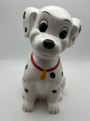 VTG Walt Disney 101 Dalmatians Piggy Bank CERAMIC Disney Store Bank Retired - Image 1 of 4