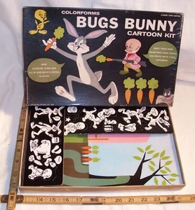BUGS BUNNY CARTOON KIT COLORFORMS PLAY SET BOXED 1962 - Picture 1 of 2