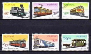 Züge Philippinen 1984 (1) Yvert Nr. 1412 bis 1417 gestempelt used - Bild 1 von 1
