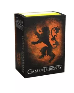 Dragon Shield Brushed Art GoT House Lannister 100 custodie protettive custodia per carte - Foto 1 di 2