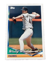 1994 TOPPS Card # 486 Wally Whitehurst - San Diego Padres