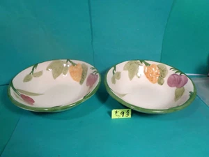 Franciscan 6" Fresh Fruit Cereal/Dessert Bowl, England, 2 Count (Used/EUC) - Picture 1 of 13