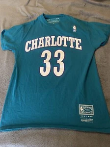 Camiseta de luto Nostalgia Mitchell & Ness Charlotte Hornets talla mediana - Imagen 1 de 5