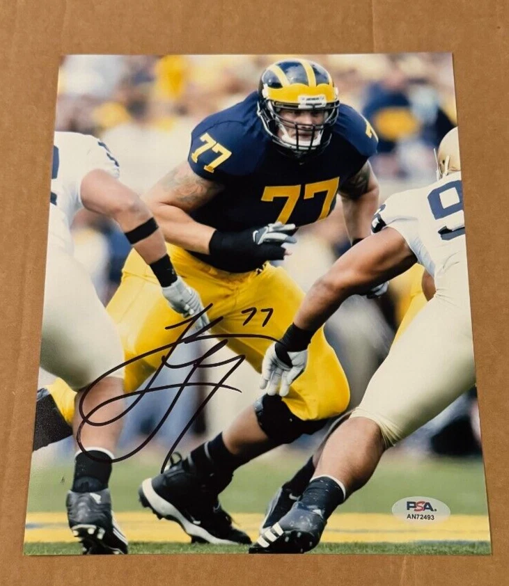 JAKE LONG SIGNED MICHIGAN WOLVERINES 8X10 PHOTO PSA/DNA COA AUTHENTIC - Image 1 of 1