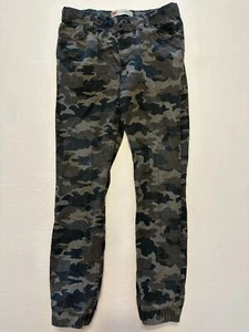 Levi's Pants Boys XL Woodland Camouflage Ripstop Elastic Waist Joggers 7807-650 - Picture 1 of 7