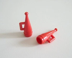 PLAYMOBIL (1307) EQUIPEMENTS - Lot de 2 Extincteurs Rouge Vintage - Imagen 1 de 1